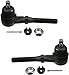 Detroit Axle - 4WD Front 4pc Tie Rods for Ford F-150 F-250 Expedition Lincoln Navigator, 4 Outer & Inner Tie Rod Ends Replacement