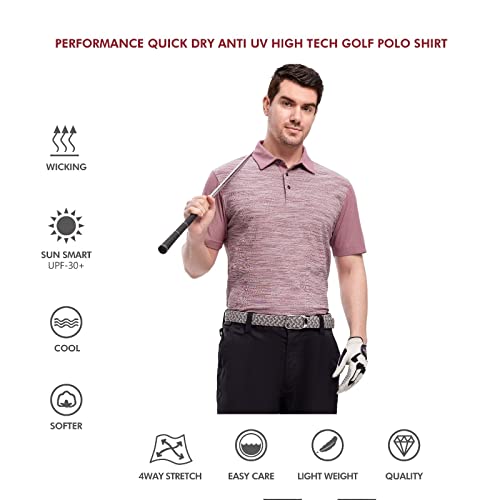 M Maelreg Mens Polo Shirts Short Sleeve Performance Moisture Wicking Quick Dry Casual Golf Polo Shirts For Men #TOP4