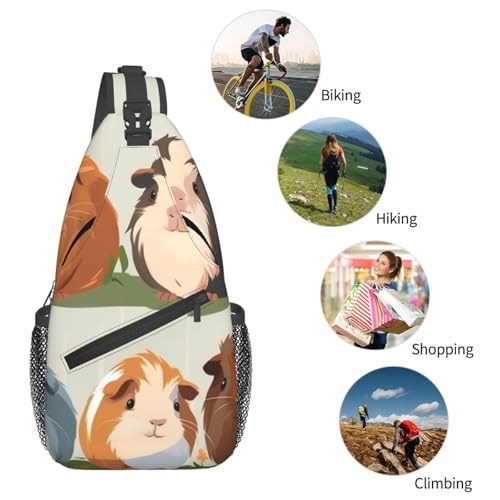 Bolso cruzado para hombre con ilustración animal miniatura 6
