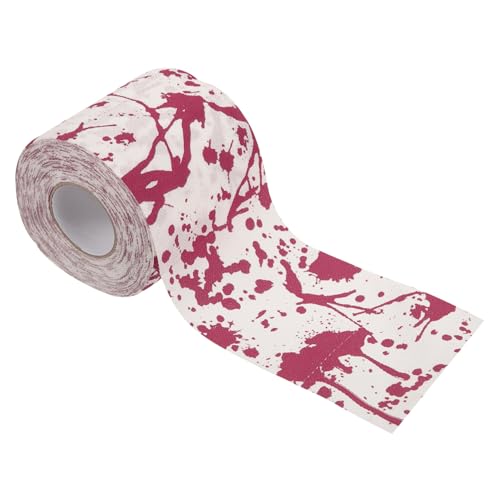 VALICLUD Carta Igienica Stampata per Halloween Carta Igienica per Bagno Motivo Macchie di Sangue Articoli per Feste di Halloween