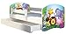 Letto per bambino Cameretta per bambino con materasso Cassetto ACMA II (01 Zoo, 180x80 + Cassetto)