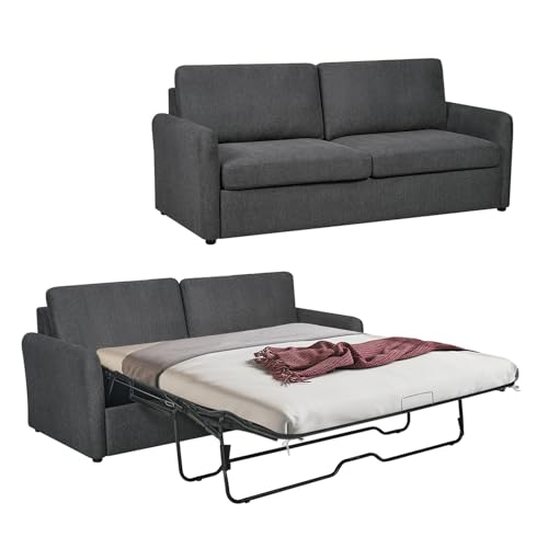 Mixcous Queen Size Pull Out Sofa Bed, Convertible Sleeper Sofa...