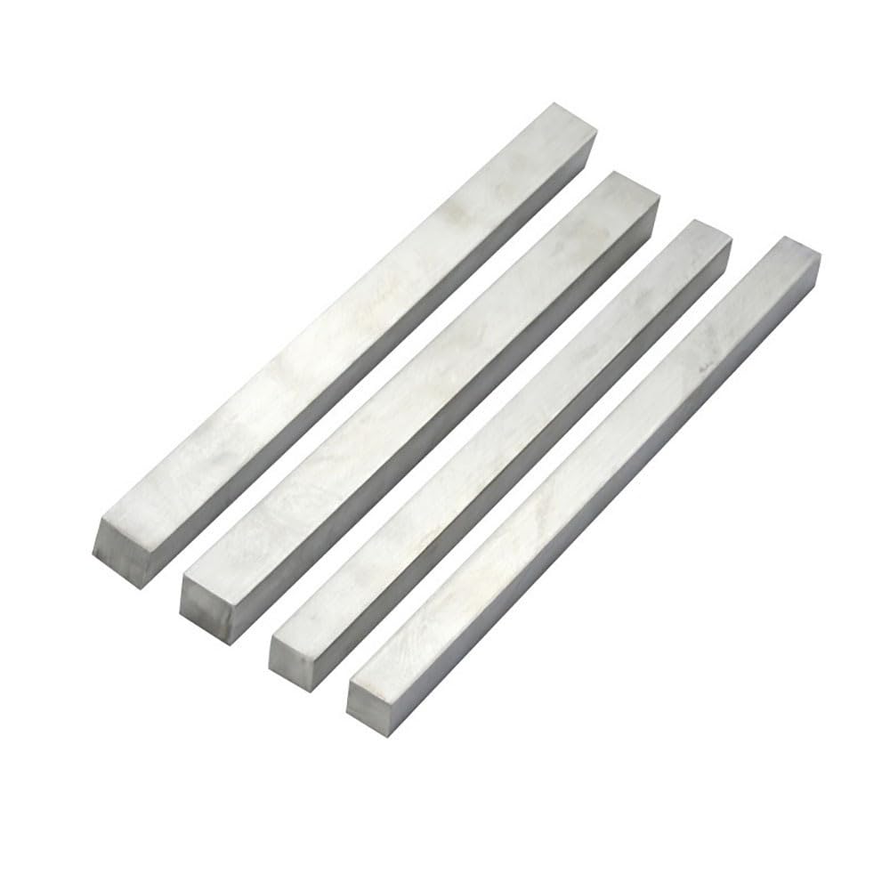 Barra Cuadrada Acero Inox 304 500mm Eje Lineal 3-18mm | Inoxidable, superficie pulida lisa, alta dureza, múltiples especificaciones, cortable, estructuralmente estable(12mmx12mm)
