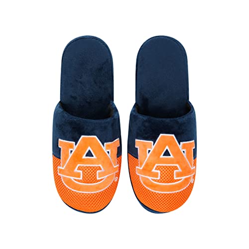 Image of FOCO Oklahoma Sooners NCAA Mens Team Logo Staycation Slippers