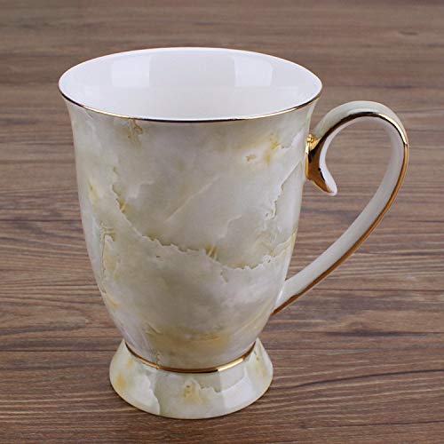 Grande tasse de café en os de porcelaine vert pour réveiller vos sens