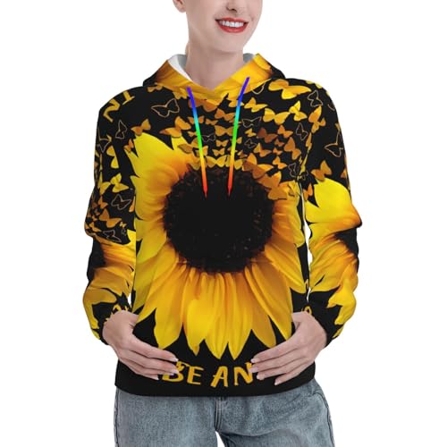 Sweat à capuche papillon vêtement décontracté pour automne cocooning