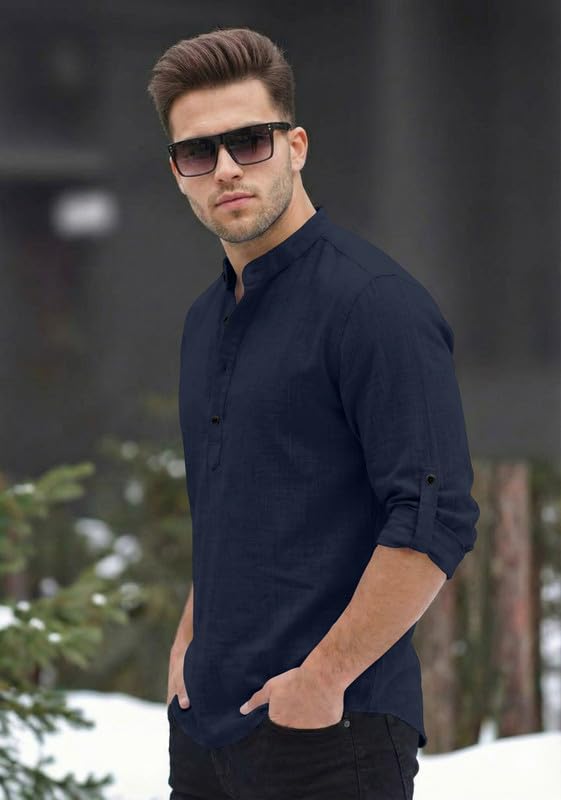 Image of Men Short Kurta