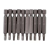 Gadpiparty 10stücke Magnetische Für Vierkant-schraubendreher Lange Schraubendreherbits Für Mechanische Instandhaltung Und Haushaltsgeräte-reparaturen