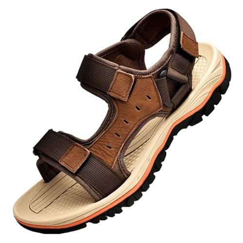 Men's Genuine Leather Sandals Outdoor Roman Sandals