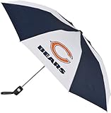 Wincraft NFL Unisex Regenschirm für Erwachsene, automatisch, zusammenklappbar, Unisex-Erwachsene, Chicago Bears, One Size Fits All