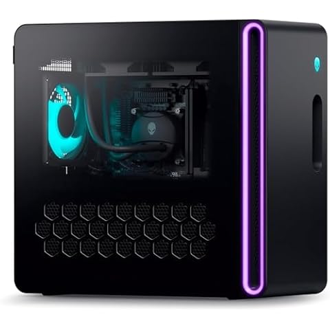 NewDell Alien.Ware Aurora R16 Gaming Desktop 14th Gen_Intel i9-14900KF 24-Core Processor 64GB RAM 8TB SSD(2 x 4 TB) GeForce RTX 4090 24GB GDDR6X Wi-Fi 6E Win 11Home Liquid Cooling 【Clear Side Panel 】 Cover