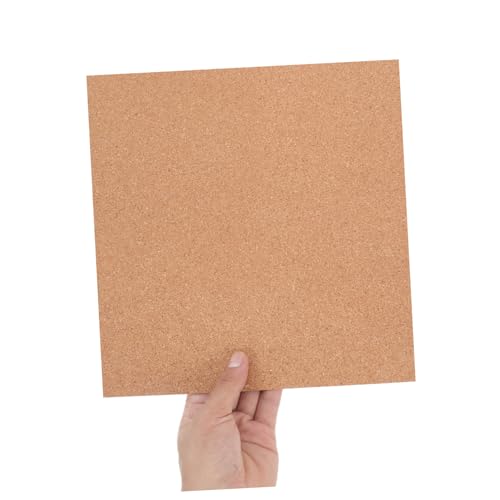 Tableau liège blocs carrés DOITOOL compact et robuste : pack de 8 plaques d'affichage - 4