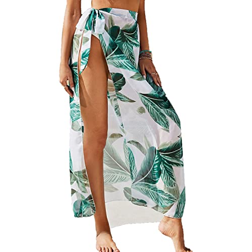 Pareo Femme Plage Sarong Beach Wrap de Plage Jupes Cache-Maillot Bikini Cover Up Couvertures de Plage Beachwear Semi TransparentFemmes Filles Couvre Plage...