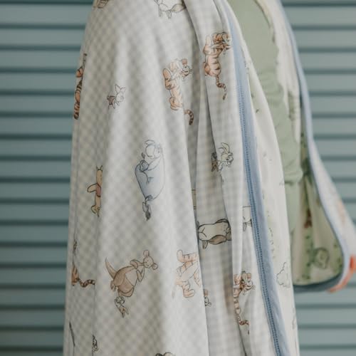 Image of Copper Pearl Jumbo 3-Layer Baby Blanket: Soft Baby Quilts for Boys and Girls | Breathable, Cozy, Toddler Blanket | Baby Quilt for Newborns | 46x46 Premium Polyester /Rayon | Hundred Acre Wood
