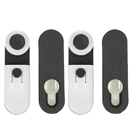 ERINGOGO 2Pcs Durable Guitar Strap Locks Secure Button Retainer for Electric Acoustic Guitars Prevents Strap Slippage Essential Guitar Parts for Musicians