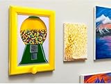 Hanging Candy Frame Dispenser – Fun Gumball Machine in a Frame for Fast Snack Distribution | Perfect for Candies, Nuts, Pet Treats (Dog & Cat) | Great Birthday & Holiday Gift Idea