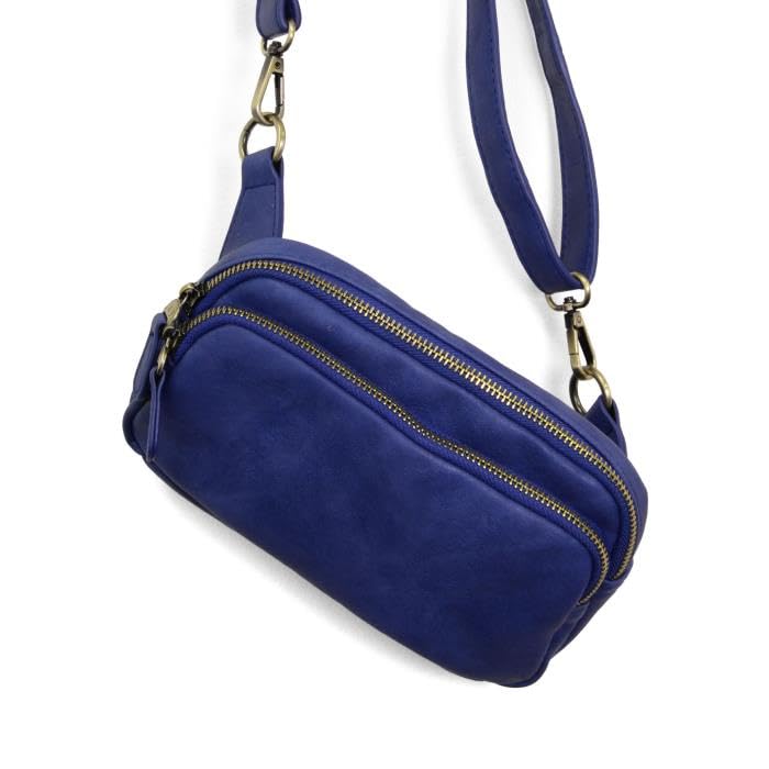 Image of Joy Susan Womens Fashion Purse Kylie Double Zip Sling Belt Bag
