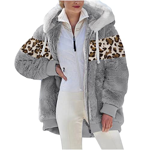 Casaco feminino de lã felpudo de inverno quente de lã superdimensionada casacos de moletom de lã com