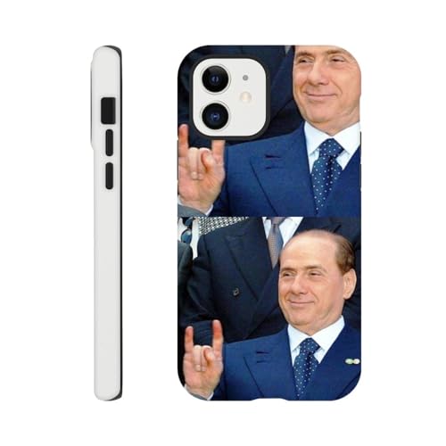 Coque iPhone 12 rigide Berlusconi Fedez pour protéger votre téléphone avec humour
