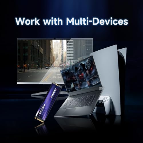 SSD 1TB NVMe 1.4 PCIe Gen4x4 SSD M.2 2280 Interno - Lettura Fino a 7300 MB/s, Unità a Stato Solido Interne Compatibile con PS5 PC Desktop Laptop S880 - Hdd - Immagine 4