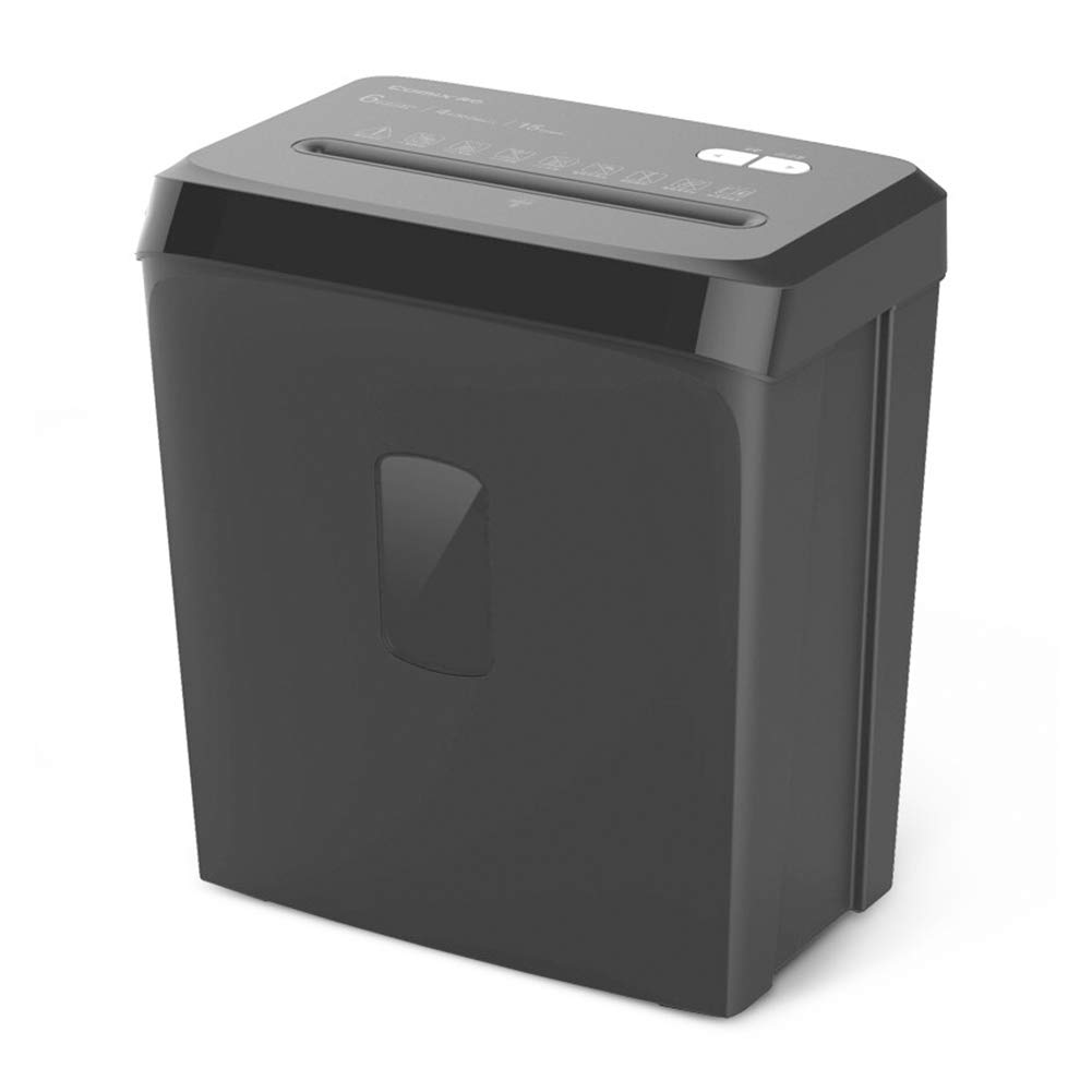 Niszczarka do dokumentów, elektryczna niszczarka dokumentów, papier i karty kredytowe, przenośna, 6 arkuszy/czas osobiste biuro gospodarstwa domowego, mała cicha