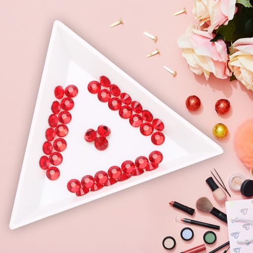 Image of Flatback Rhinestones Gems for Crafts 4.8mm SS20, Siam | Glue Fix, 576pcs Glass Rhinestones for Bedazzling, Clothes, Tumblers, Nail Art, Shoes, Bags, Caps & Accessories Decoration