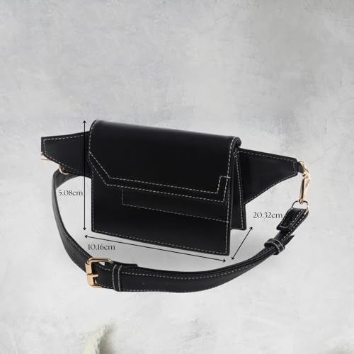 Image of JENN Women's Crossbody Erryn Shoulder Bag and Fanny Pack | Adjustable Strap, Lightweight Sling Purse with Zipper Pockets | Compact Everyday Handbag for Travel and Casual Use