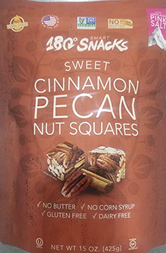 180 Snack Sweet Cinnamon Pecan Nut Squares