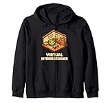 Virtual Interior Designer Raumdesign Cozy Gamer Kapuzenjacke