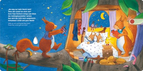 Hör mal (Soundbuch): Mach mit - Pust aus: Gute Nacht, ihr kleinen Tiere: Zum Hören, Auspusten und Mitmachen ab 2 Jahren. Mit Puste-Licht und Musik für eine Gute Nacht (Deutsche Version)