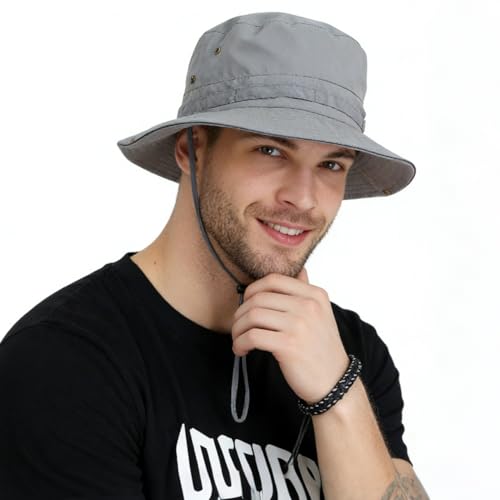 Image of Super Wide Brim Sun Hat for Men /Women-UPF 50+ UV Protection, Large Bucket Hat for Fishing, Hiking, Gardening