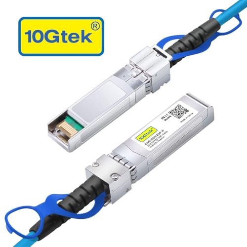 Image of 10Gtek 25G SFP+ DAC Cable - 25GBASE-CR SFP28 to SFP28 Passive Direct Attach Copper Twinax Cable for Mellanox MCP2M00-A002, 2-Meter(6.6ft)
