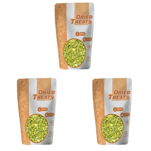 Image of Dried Treats Pumpkin Seeds 250 Grams - Rich in Protein, Zinc & Fiber - Add to Laddoos, Kheer, or Daily Snacks for Energy, Focus & Immune Support - Best for Busy Moms, Housewives, and Households And also Great Snack for Office Workers & School Kids