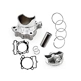 yeedaky Cylinder Piston Rings Gaskets Kit for Kawasaki 2009-2016 STD 77mm Standard Bore Cylinder Aftermarket Automotive Parts Replacement OE#KX250F KXF250