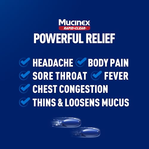 Mucinex Rapid+Clear Liquid Gels (16ct) & Nasal Spray (0.75 oz) Combo Pack - image 3