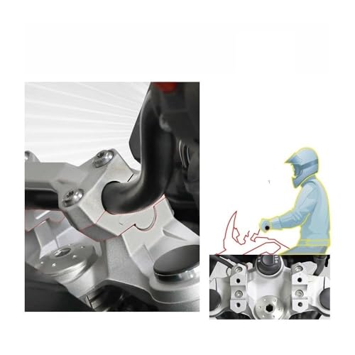 Rehausseur de guidon F800GS extension confort pour road-trip 2024 - 3