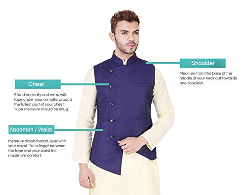 Image of Badoliya & Sons Nehru Jacket for Men's Formal Wear (Black)