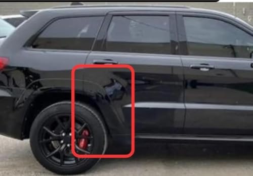 Embellecedor de guardabarros delantero con ajuste exacto para Grand Cherokee SRT derecho 3