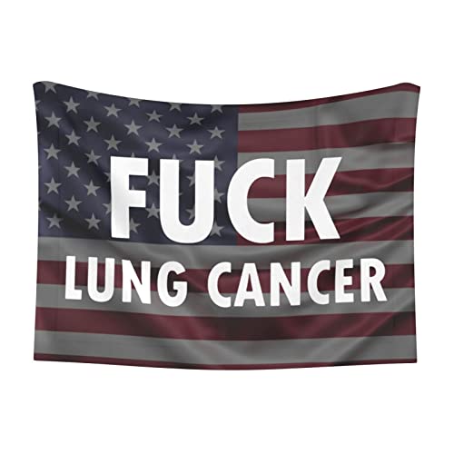 Fuck Lung Cancer Soft and Cozy Pet Blanket for Dogs and Cats - Versatile and Comfortable Medium