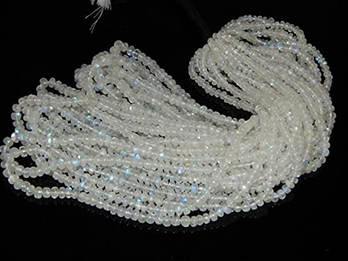 White rainbow Roundelle Beads pour des bijoux artisanaux et uniques