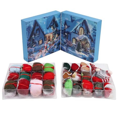 Calendrier de l'Avent Noël 24 gnomes uniques compte à rebours vacances famille
