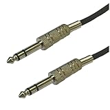 3Aカンパニー ステレオ オーディオケーブル φ6.3mm 1.5m 標準プラグ ステレオケーブル 音声ケーブル AVC-S6315