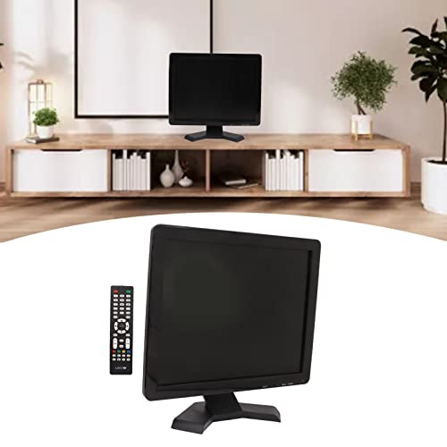 15 Zoll TFT LCD Monitor mit AV HDMI BNC VGA Eingang, Tragbares Mini HD Farbdisplay mit Eingebautem Lautsprecher und Fernbedienung (EU-Stecker) – Bild 3