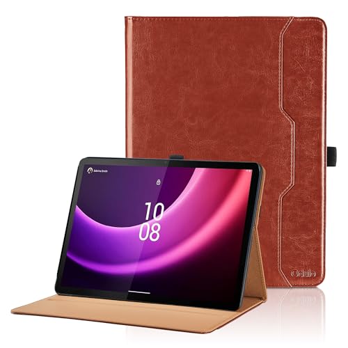 Case for Lenovo Tab P11 Gen 2 11.5 Inch 2023 (TB350FU/TB350XU) - PU Leather Business Folio Case with Pocket Multi-Angle Viewing for Lenovo Tab P11 2nd Gen Tablet Cover Brown