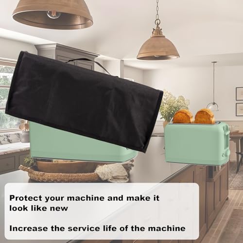 Heavy Duty Toaster Cover 2 Slice Compatible with Bella Toaster Slim,Waterproof Dustproof Protective Cover Case for Bella 2 Slice Slim Toaster Kitchen Appliance.Women/Mother's Day Gift image 4
