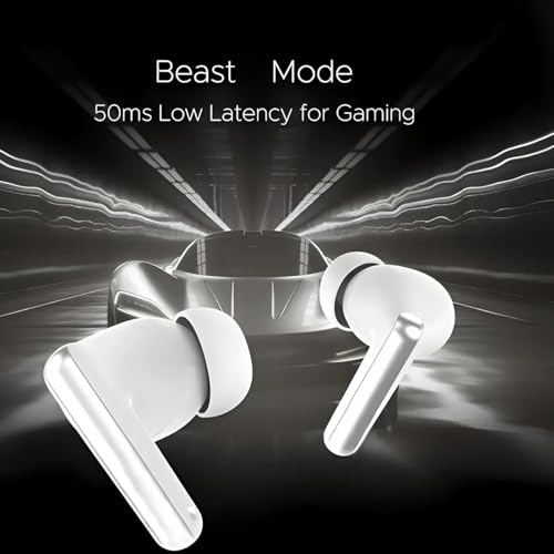 Image of Original for Boat Elite 161 ANC TWS Earbuds w / 32 dB ANC, 50 hrs Playback, 50 ms Low Latency BEASTTM Mode, IWPTM Tech, Dual EQ Modes, 4 Mics with ENx, ASAP Charge, Bluetooth v5.3 (White)