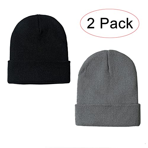 Image of NPJY Unisex Beanie for Men and Women Knit Hat Winter Beanies