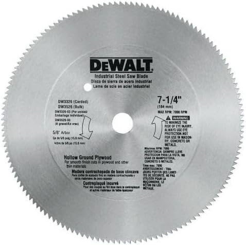 Miniatura 2 de DEWALT Hoja de sierra circular 7 14 pulgadas 16 dientes corte de metal DW330