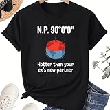 Hotter Than The Summer Forecast T-Shirt for Christmas in July, Funny Heat Wave Holiday Graphic Tee Black