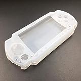 Silicone Soft Protective Case Skin Shell Case Cover for PSP 1000 PSP1000 Controller (White)